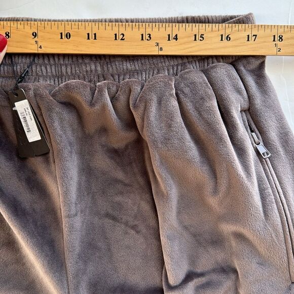 NWT SKIMS Velour Velvet Jogger Fleece Pants Women’s Size XL Amethyst Loungewear - Picture 11 of 13
